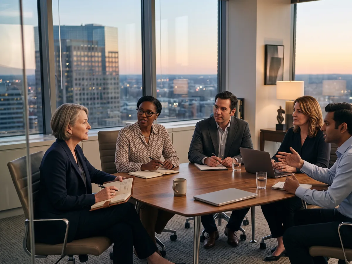 Leadership team meeting