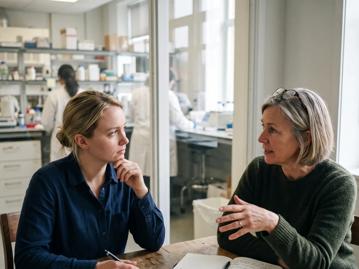 A confidential coaching conversation